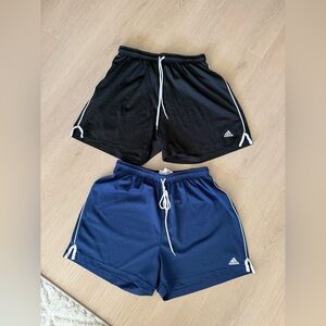 Adidas Athletic Shorts in Black and Navy